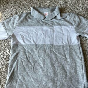 Wonder Nation Gray and White Kids Polo Shirt